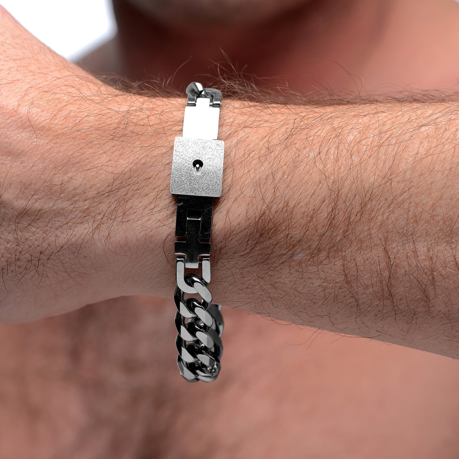 Chained+Locking+Bracelet+and+Key+Necklace